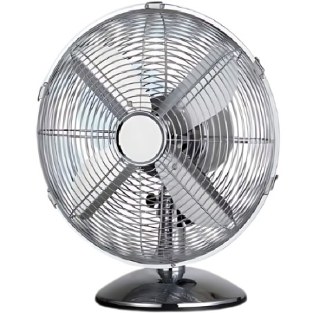 VENTILATORE DA TAVOLO VT30CX - 30 CM. - CROMATO