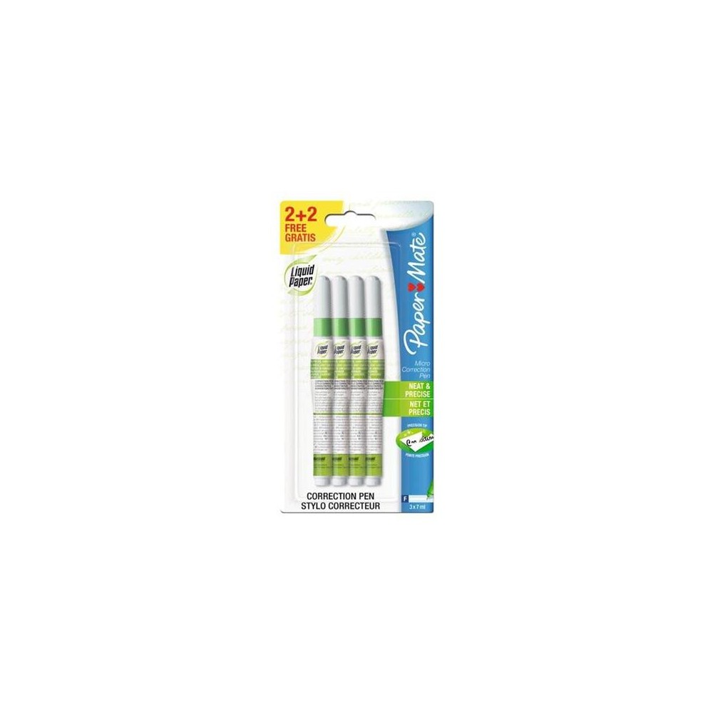 CORRETTORE A PENNA LIQUID PAPER 7ML NP10 (4 PZ)