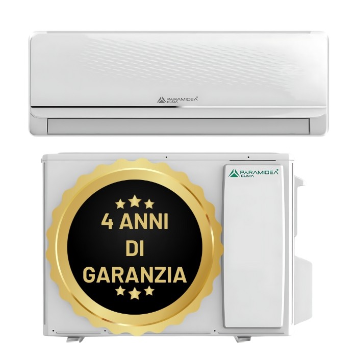 CLIMATIZZATORE WiFi AC112UI + AC112UE - UNITA' INTERNA + ESTERNA - 12000 BTU - INVERTER - POMPA DI CALORE - GARANZIA 4 ANNI