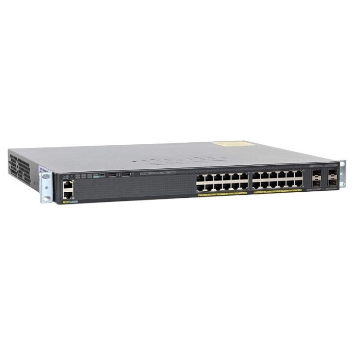 (RICONDIZIONATO) SWITCH RETE CATALYST 2960-X 24 PORTE GBIT POE 370W + 4 SFP