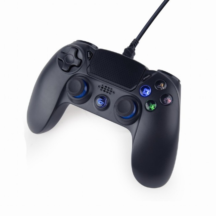 GAMEPAD JPD-PS4U-01 PER PLAYSTATION 4 PS4 E PC - CABLATO - NERO