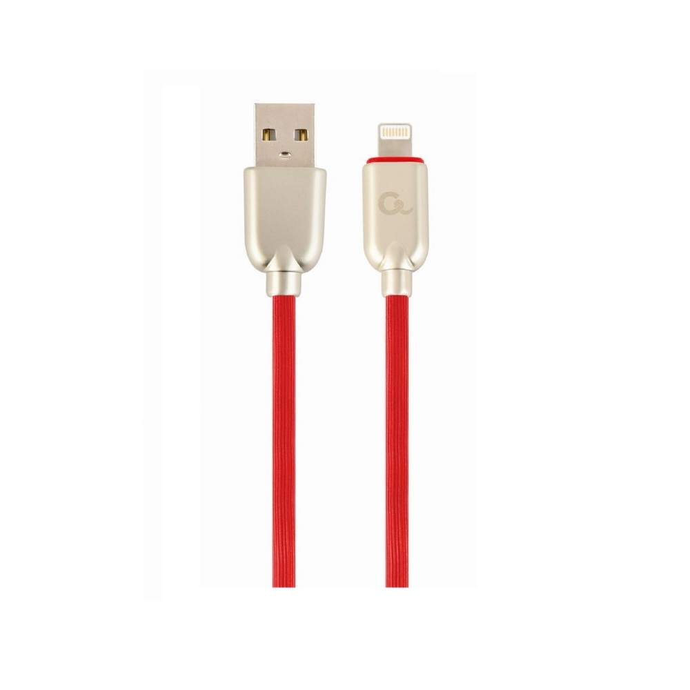 CAVO CARICA E DATI USB-A 2.0 8-PIN LIGHTNING 2MT ROSSO (CC-USB2R-AMLM-2M-R)