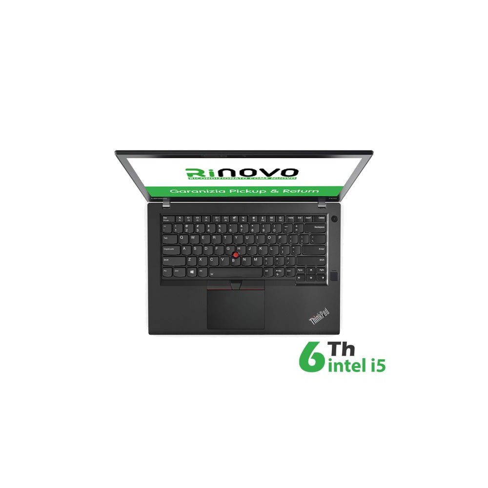 NOTEBOOK LENOVO THINKPAD T470 INTEL CORE I7 6GEN. 14" 8GB 240GB SSD WINDOWS 10 PRO - RICONDIZIONATO - GAR. 12 MESI (RN82622002) 