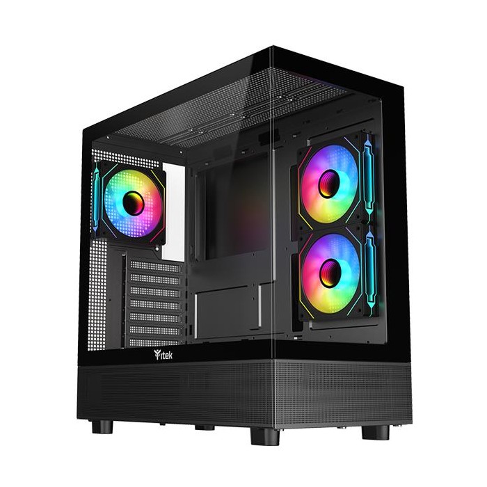 CASE GAMING TOWER SHOWBUI 42B - NO ALIMENTATORE - ARGB FAN - NERO (ITGCASB42B)