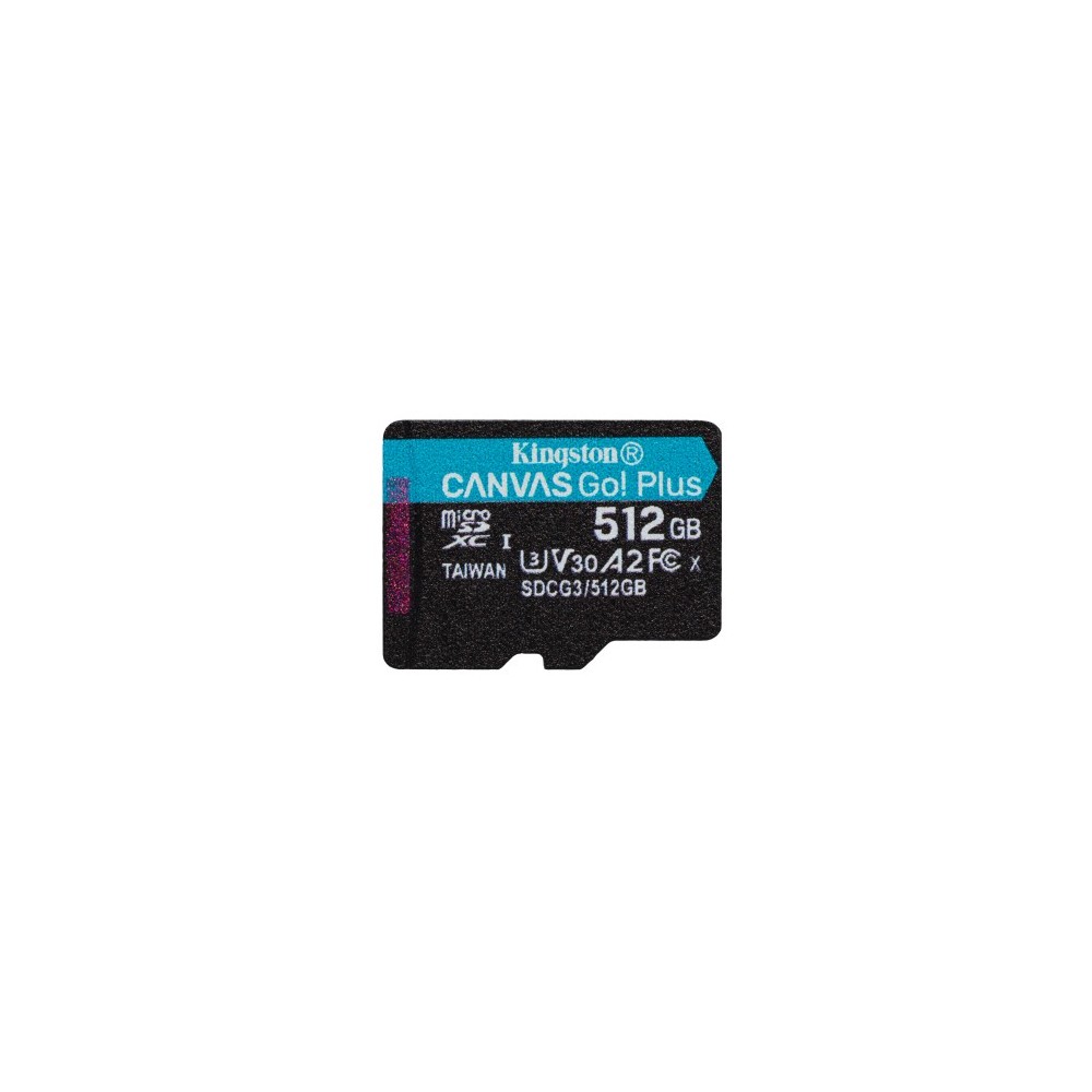 TRANS FLASH 512 GB CANVAS GO PLUS (SDCG3/512GBSP) CLASS 10 (SENZA ADATTATORE)