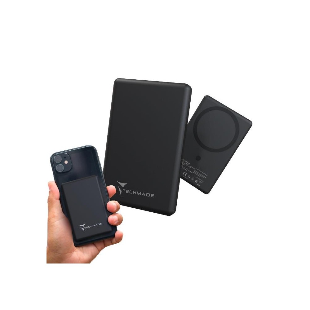 POWER BANK 5000 MAH SLIM 7.9MM WIRELESS MAGNETICO (TM-WWQ73)