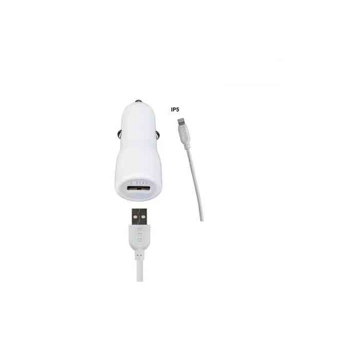 CARICATORE DA AUTO 2.4A USB PER LIGHTNING (LE-315)