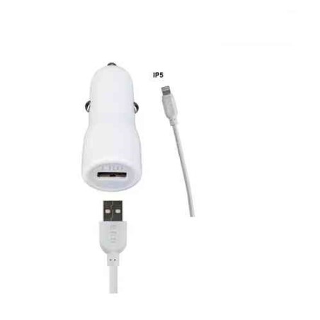 CARICATORE DA AUTO 2.4A USB PER LIGHTNING (LE-315)