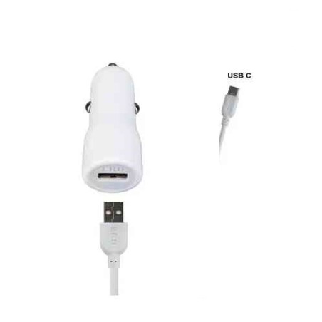 CARICATORE DA AUTO 2.4A USB PER TYPE-C (LE-316)