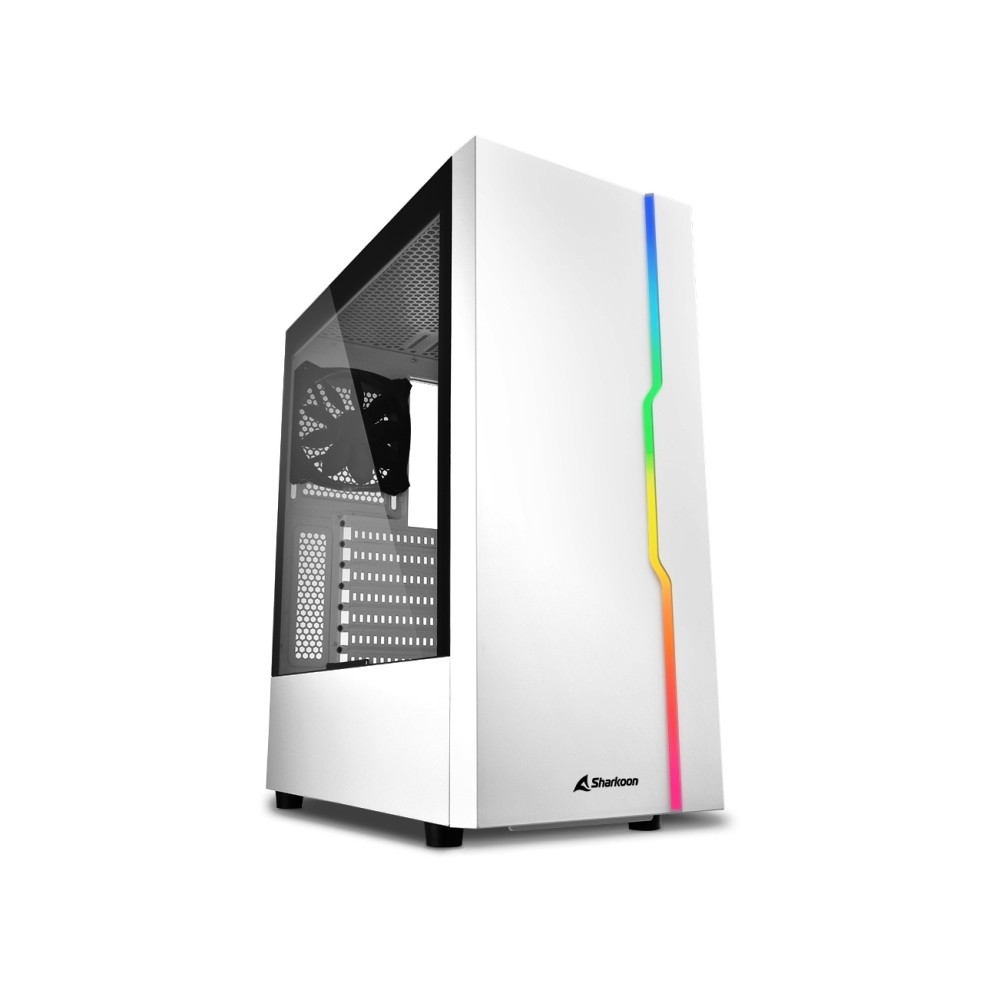 CASE GAMING RGB SLIDER WHITE ATX VETRO TEMPERATO - BIANCO - NO ALIMENTATORE