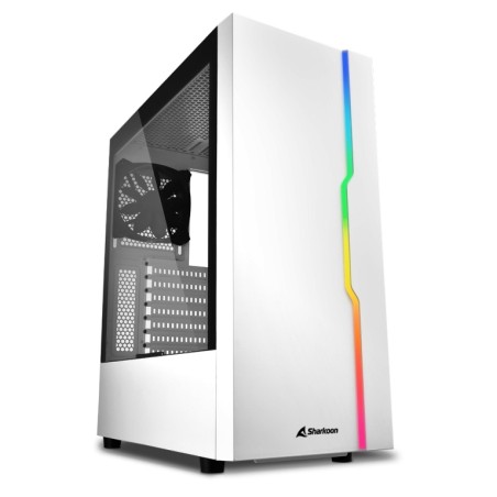 CASE GAMING RGB SLIDER WHITE ATX VETRO TEMPERATO - BIANCO - NO ALIMENTATORE