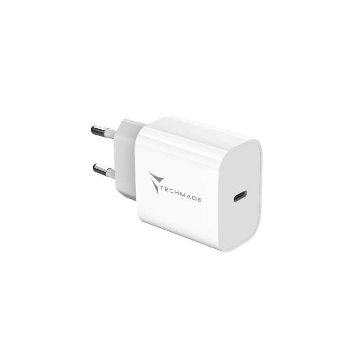 CARICABATTERIE 20W 1 PORTA USB-C FAST CHARGE (TM-381B)