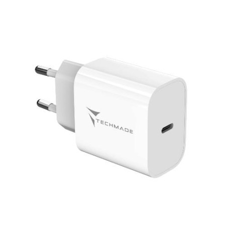 CARICABATTERIE 20W 1 PORTA USB-C FAST CHARGE (TM-381B)