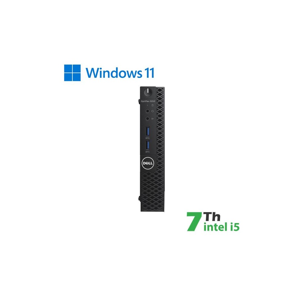 PC DELL OPTIPLEX 3050-7050M MINI INTEL CORE I5-7 GEN. 16GB 480GB SSD WINDOWS 11 PRO - RICONDIZIONATO - GAR. 12 MESI (RN45534112)