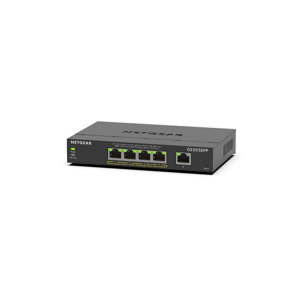 SWITCH RETE 5 PORTE 10/100/1000 GS305EPP-100PES POE