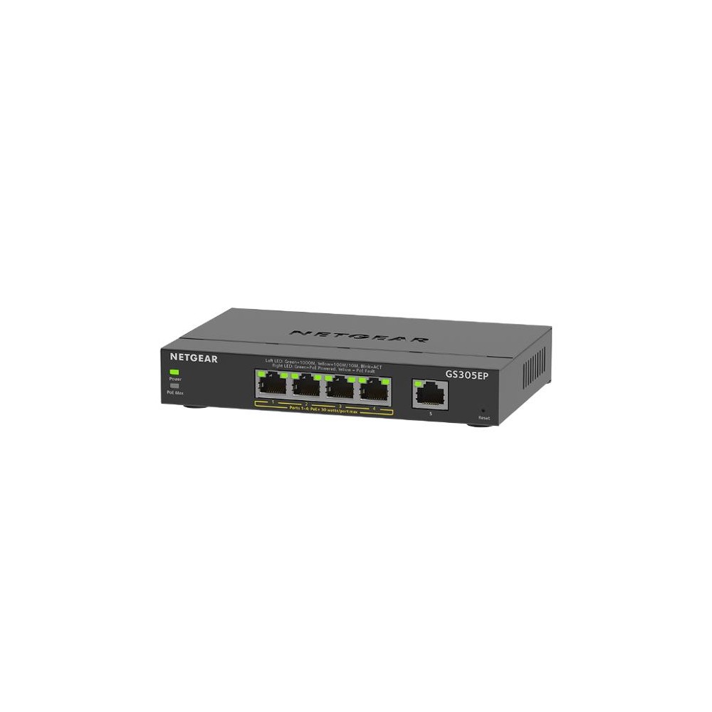 SWITCH RETE 5 PORTE 10/100/1000 GS305EP-100PES POE