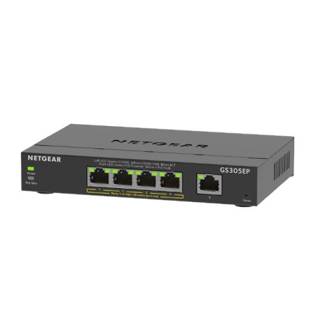 SWITCH RETE 5 PORTE 10/100/1000 GS305EP-100PES POE