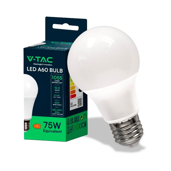 LAMPADINA A LED 10.5W E27 A60 4000K (217349)