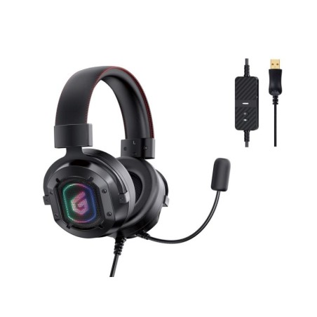 CUFFIE MICROFONO ATHAN02B 7.1 SURROUND USB - GAMING