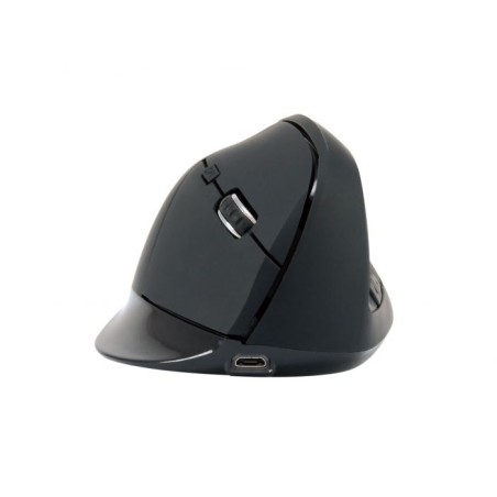 MOUSE BLUETOOTH LORCAN03B ERGONOMICO 6 PULSANTI RICARICABILE NERO