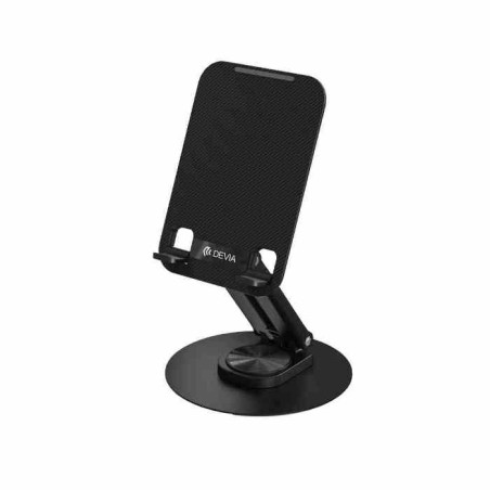 SUPPORTO PIEGHEVOLE IN METALLO CON ROTAZIONE 360 GRADI PER TABLET/SMARTPHONE (DE360FS700B)