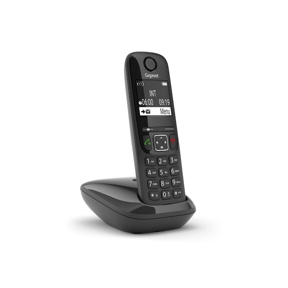 TELEFONO CORDLESS GIGASET AS690 NERO