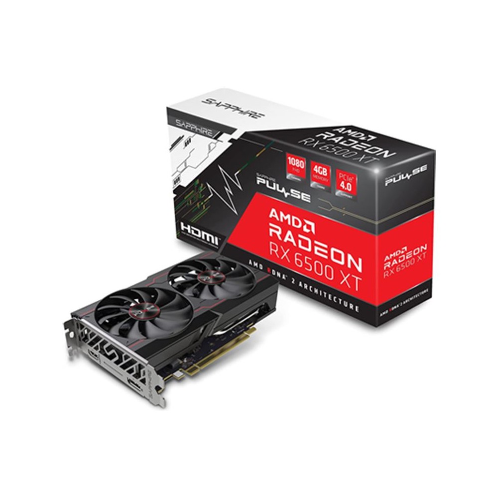 SCHEDA VIDEO RADEON RX6500 XT PULSE GAMING OC 4GB (11314-07-20G)