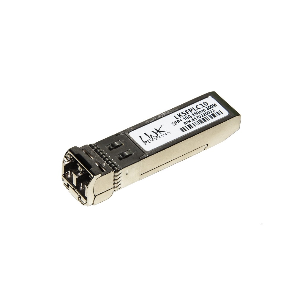 MODULO MINIGBIC (SFP+) MULTIMODE LC DUPLEX 10GBPS 850NM 300 MT CON DDM (LKSFPLC10)