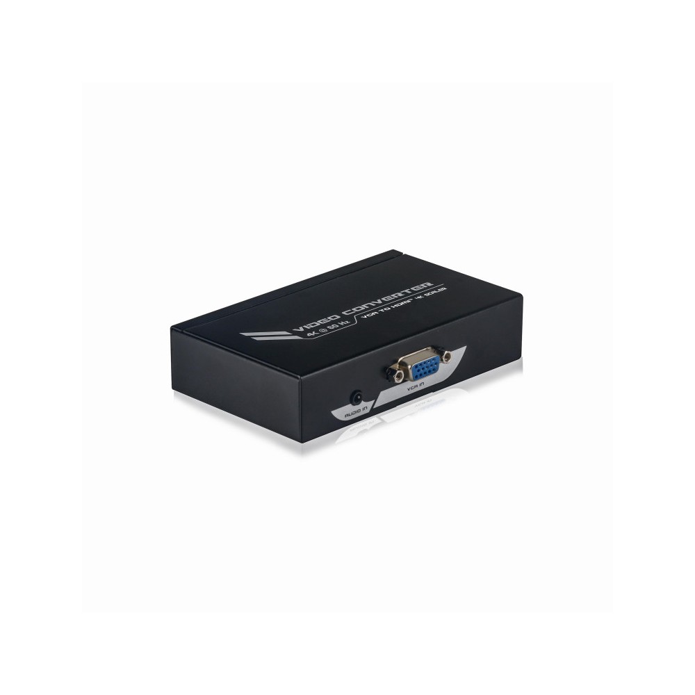 MINI CONVERTITORE ATTIVO DA VGA+AUDIO A HDMI 4K SCALER (PT-2PETVHS)