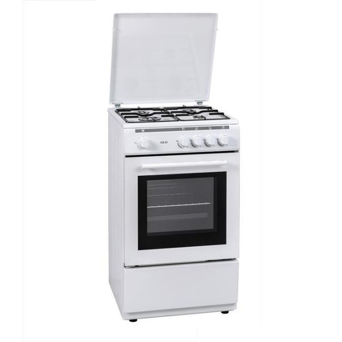 CUCINA A GAS COOK5050NV/T - CON FORNO - 50X50 - LIBERA INST. - BIANCO