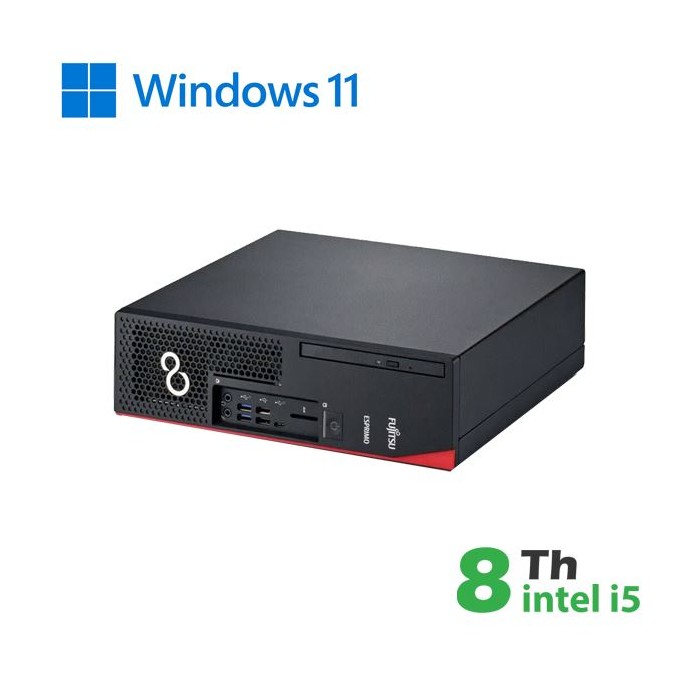 PC FUJITSU D738 SFF INTEL CORE I5-8 GEN. 8GB 256GB SSD WINDOWS 11 PRO - RICONDIZIONATO - GAR. 12 MESI