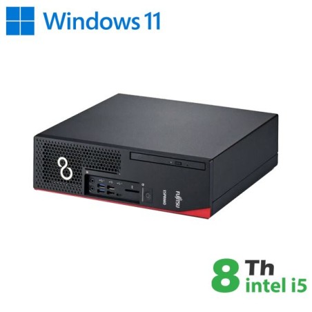 PC FUJITSU D738 SFF INTEL CORE I5-8 GEN. 8GB 256GB SSD WINDOWS 11 PRO - RICONDIZIONATO - GAR. 12 MESI