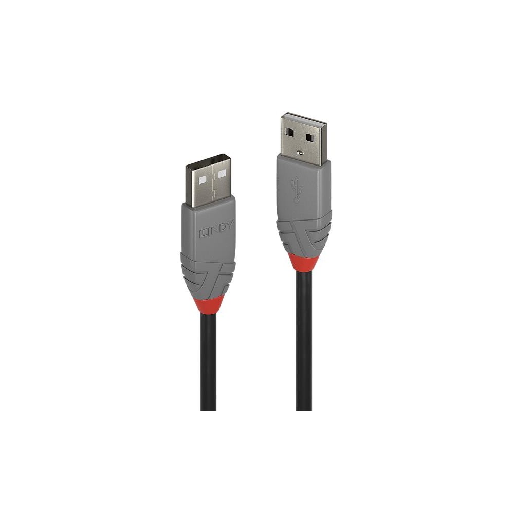 CAVO USB 2.0 TIPO A MASCHIO / A MASCHIO - ANTHRA LINE - 2 MT (36693)