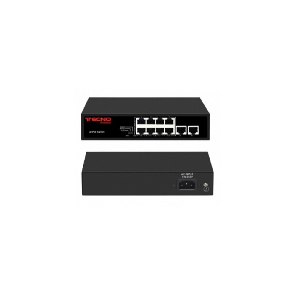 SWITCH RETE 8 PORTE 10/100 TC-P8EH2EH POE (24.711)