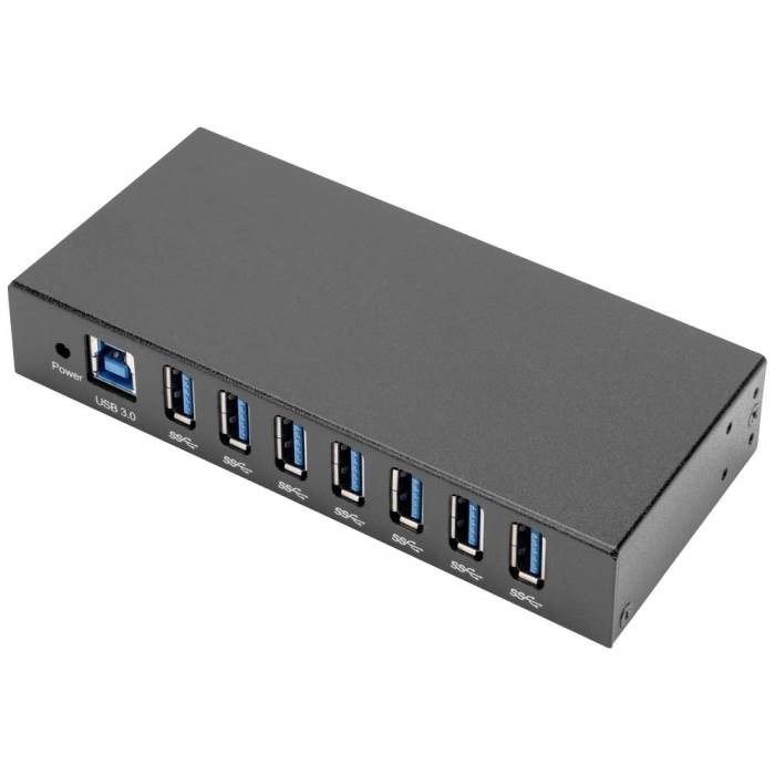 HUB 7 PORTE USB 3.0 (3.2 GEN 1 - 3.1 GEN 1) TYPE-B (DA-70258)