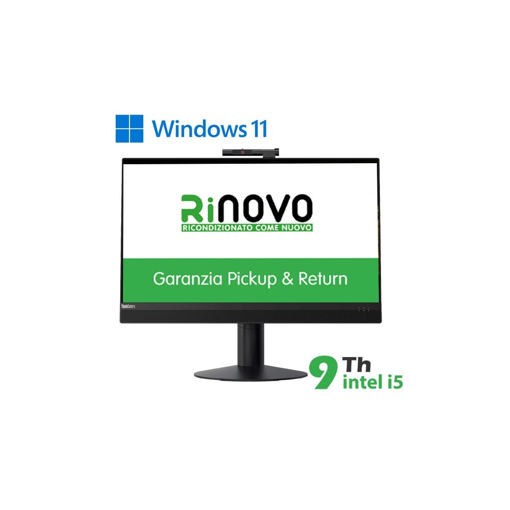 PC M920Z ALL IN ONE INTEL CORE I5-9 GEN 16GB 512GB SSD 21.5" WINDOWS 11 PRO - RICONDIZIONATO - GAR. 12 MESI (RN89534111)