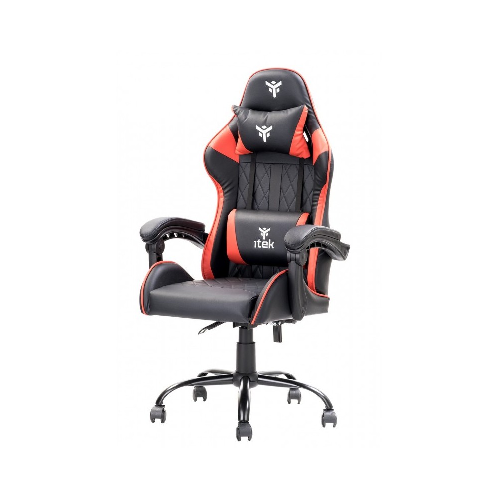 SEDIA RHOMBUS PF10 GAMING CHAIR - PVC - NERA/ROSSA (ITCGPF10BR)