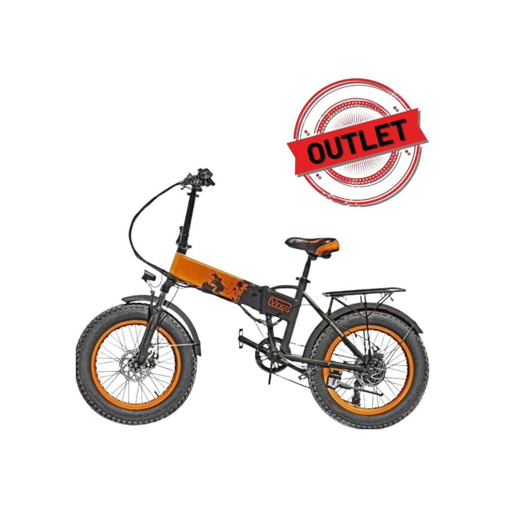 (OUTLET) BICI ELETTRICA CON PEDALATA ASSISTITA 12000 - 250W - ARANCIONE (MYT-20)