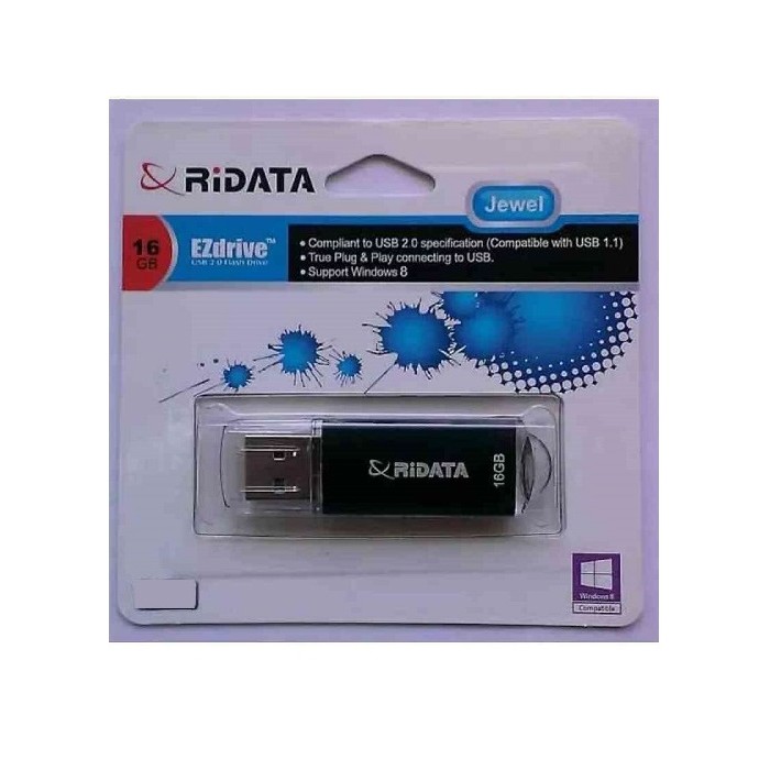 PEN DRIVE JEWEL BLACK 16GB USB 2.0 NERO