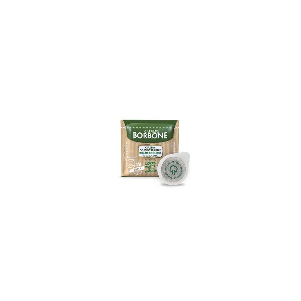 CIALDA MONODOSE DI CAFFE' MISCELA DEK VERDE DECAFFEINATA - 50PZ