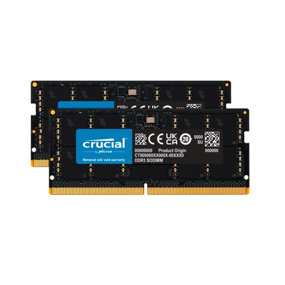 MEMORIA SO-DDR5 64 GB PC4800 (2X32) (CT2K32G48C40S5)