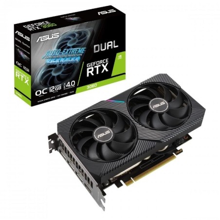 SCHEDA VIDEO GEFORCE RTX 3060 DUAL LHR V2 OC 12 GB (90YV0GB2-M0NA10)