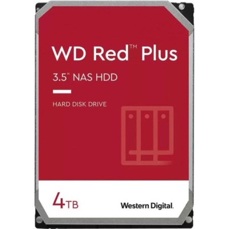 HARD DISK RED PLUS 4 TB NAS SATA 3 3.5 (WD40EFPX)