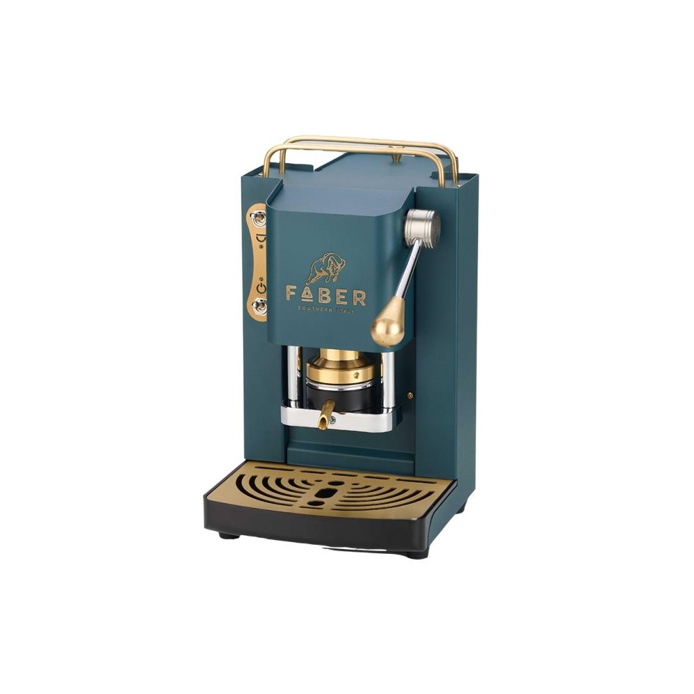 MACCHINA DA CAFFE' A CIALDE MINI DELUXE PRO BRITISH GREEN INOX