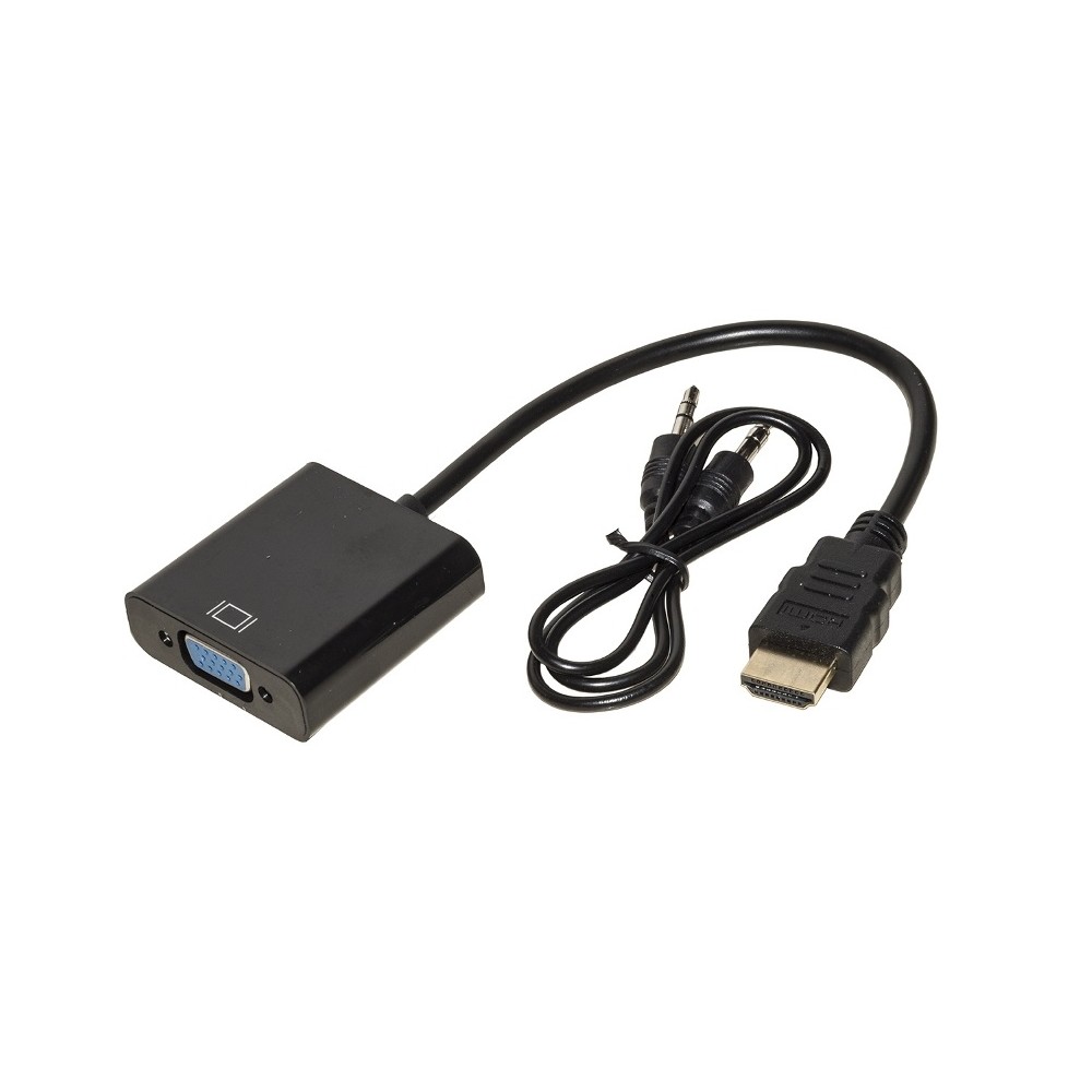 ADATTATORE HDMI A VGA E AUDIO (LKADAT10)