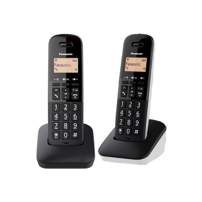 TELEFONO CORDLESS KX-TGB612JTW DUO NERO