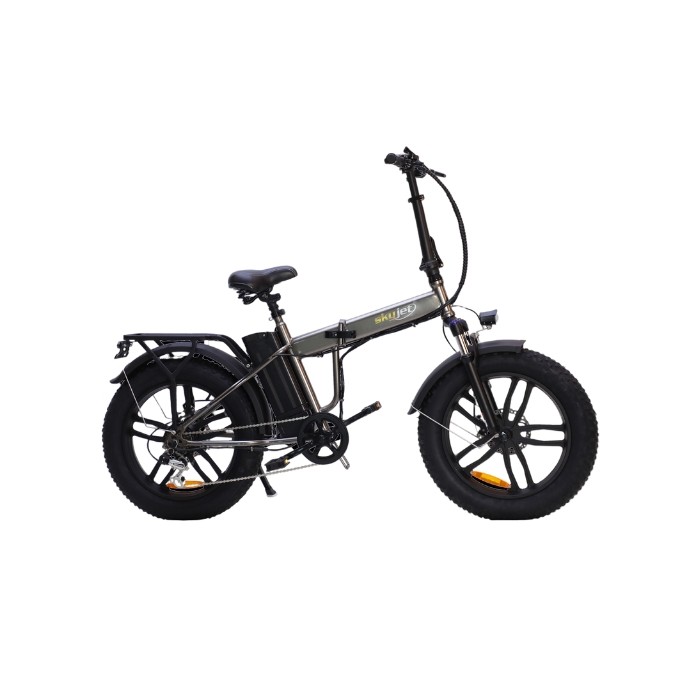 BICI ELETTRICA CON PEDALATA ASSISTITA FAT BIKE SKYJET 20" NITRO PRO - 250W - GRIGIO