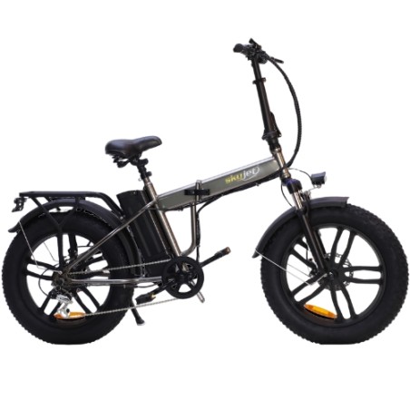 BICI ELETTRICA CON PEDALATA ASSISTITA FAT BIKE SKYJET 20" NITRO PRO - 250W - GRIGIO