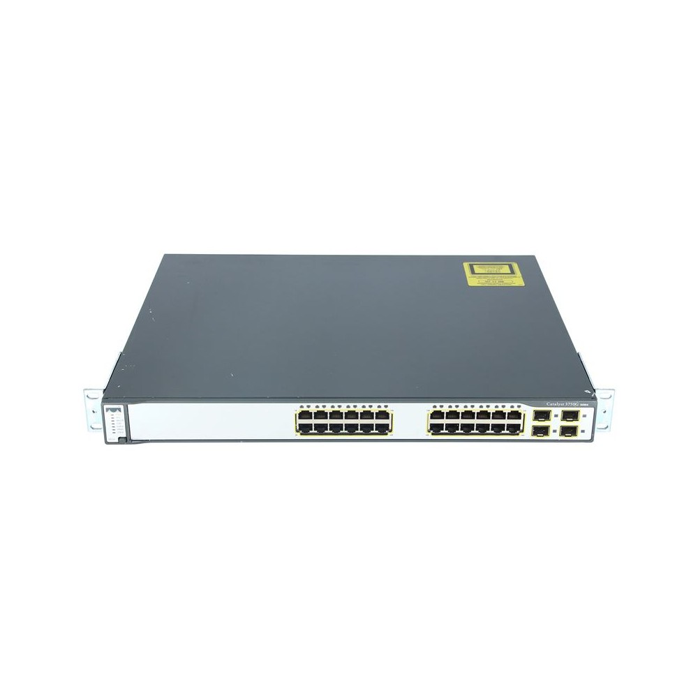 (RICONDIZIONATO) SWITCH RETE WS-C3750G-24TS-S1U CATALYST 3750 20 PORTE GBIT + 4 SFP STD MULTILAYER