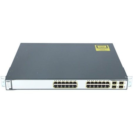 (RICONDIZIONATO) SWITCH RETE WS-C3750G-24TS-S1U CATALYST 3750 20 PORTE GBIT + 4 SFP STD MULTILAYER